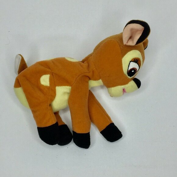 Disney Bambi 7" Plush Brown Deer Mini Bean Bag Stuffed Animal Toy Stuffie - Picture 4 of 11